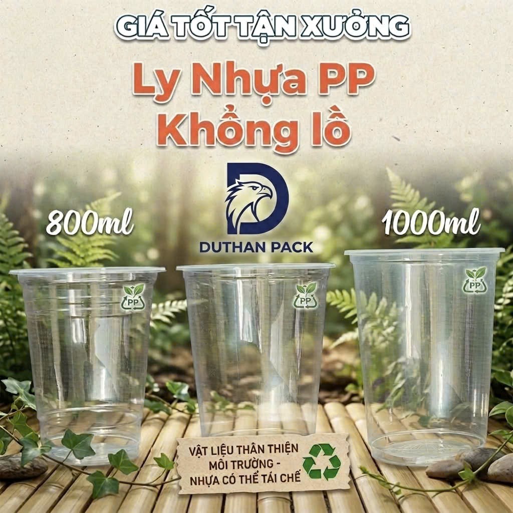 Ly Nhựa - Cốc Nhựa
