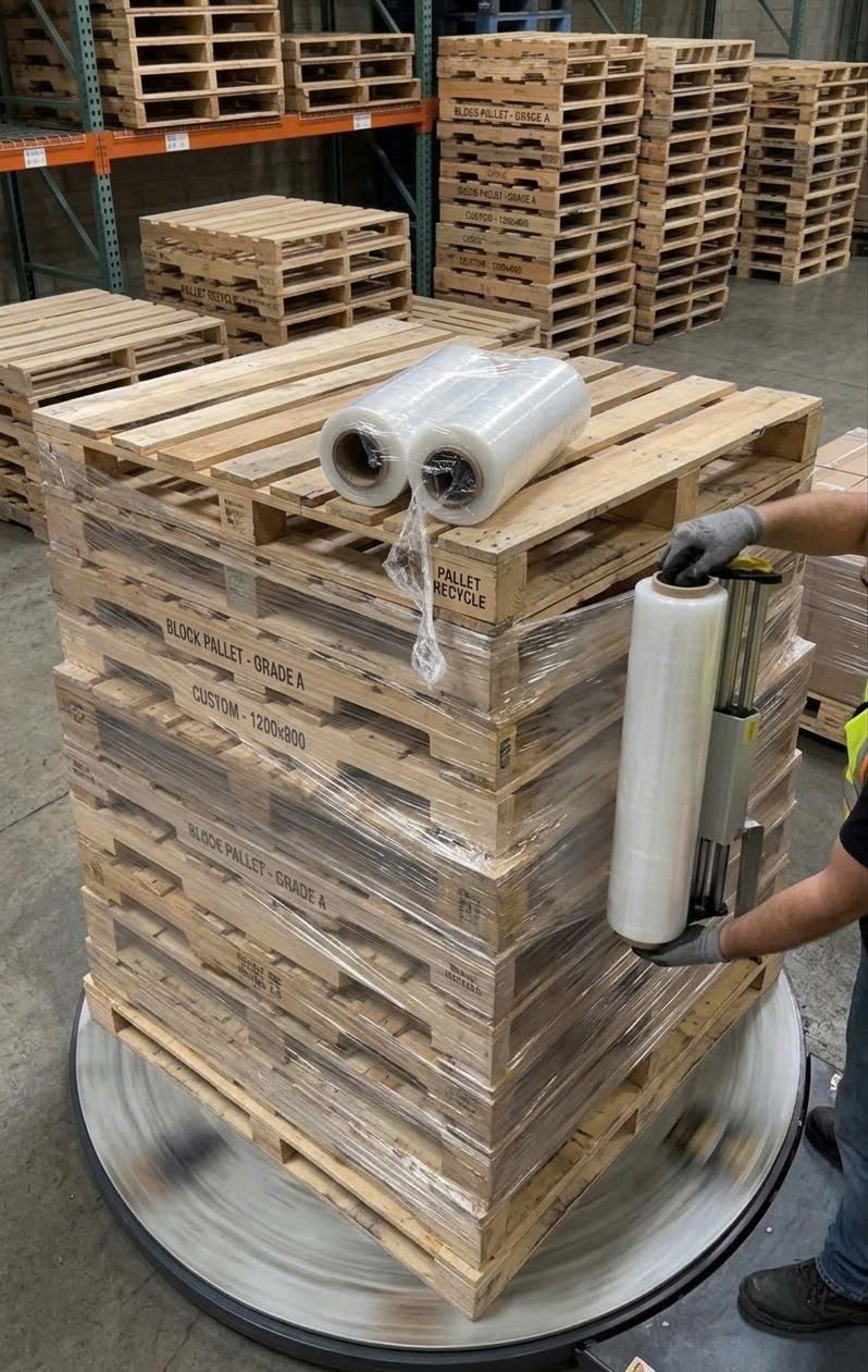 Màng PE Quấn Pallet