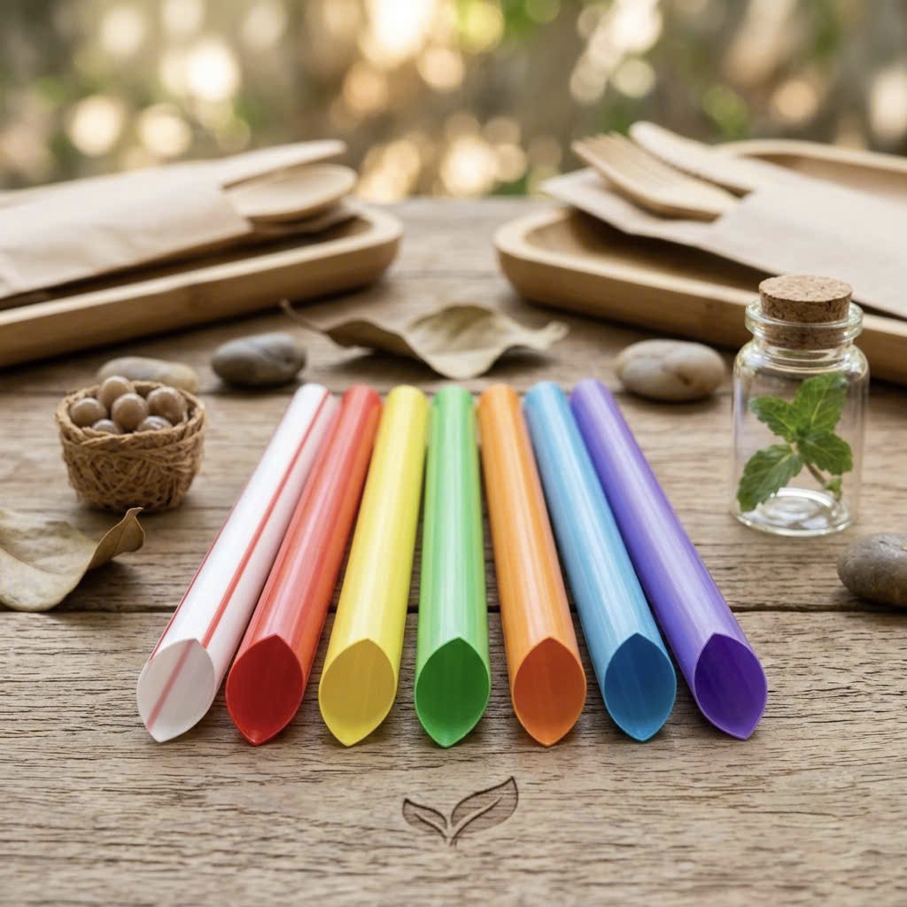 Ống hút nhựa trà sữa